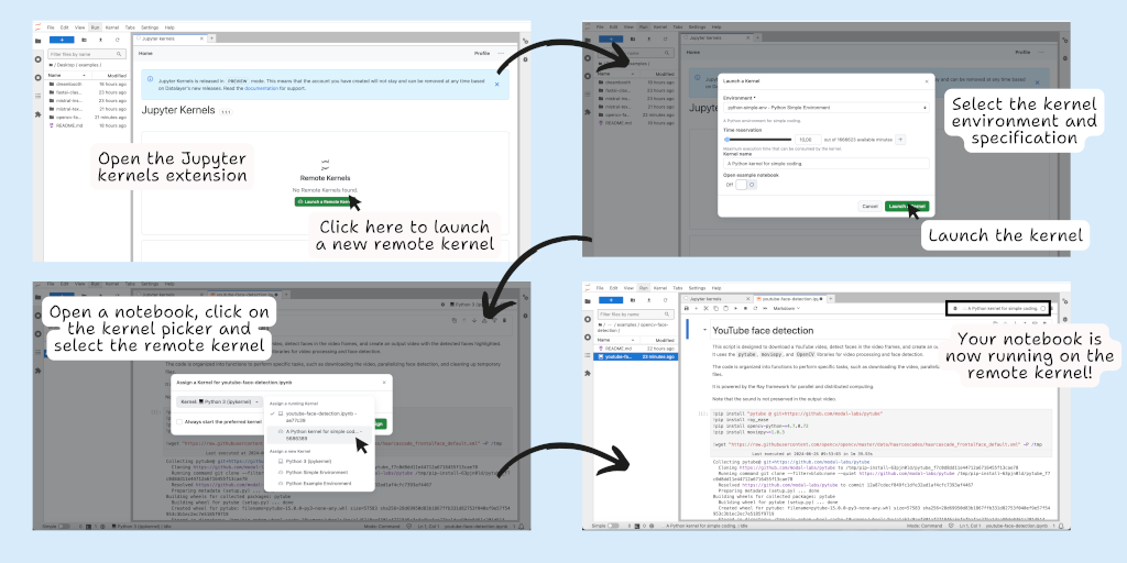 Notebook remote execution